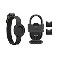 CERFFOOL 2 i 1 silikonband och magnethållare för Insta360 GO 3S/GO 3 DJI Mini4/3 Pro mini3/2/SE/Mavic mini/Air2S/Mavic Air2/EVO Nano/Fimi X8 Mini flexibel sportkamera drönare tillbehör