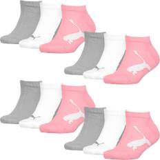 PUMA Kids Sneaker Socks 12er Multi Pack, pink/white/grey - 27-30 / mehrfarbig