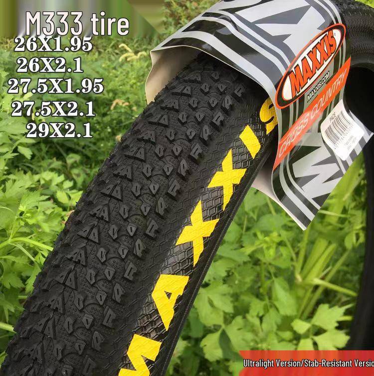 Maxxis M333 Mountainbike Fällbart Punkteringssäkert Däck 26x1.95/27.5x1.95