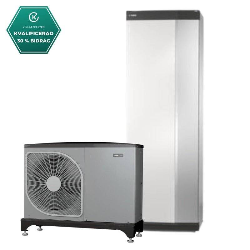 Nibe VVM S325 + F2050-10 1-fas luft-vattenvärmepump