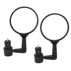 Bicycle Handlebar Mirror Round Shape 360 Degree Rotatable Bicycle Rear View Convex Handlebar