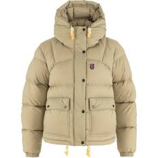 Fjällräven Dame Expedition Down Cropped Jakke (Hvid (FOSSIL/118) Medium)