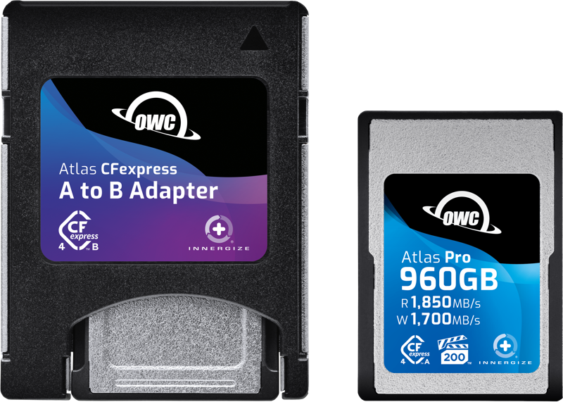 OWC Atlas Pro CFexpress 4.0  Type A + CFX A to B adapter incl. - 480GB