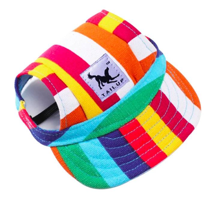 Fashion Print Pet Baseball Cap for Dogs & Cats - strip / M (M)
