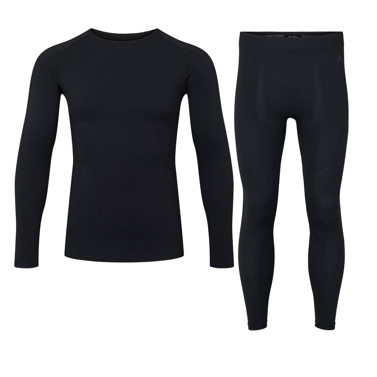 Mckinley HERO SEAMLESS SET herre (Farve: BLACK, Størrelse: 2XL).
