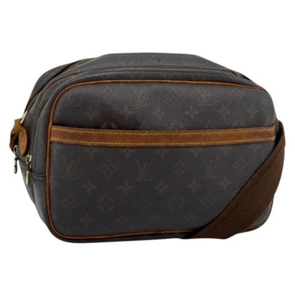 Louis Vuitton Vintage Pre-owned Vintage Monogram Canvas Skuldertaske - Vintage - Dame - Brun - ONE SIZE - Uld