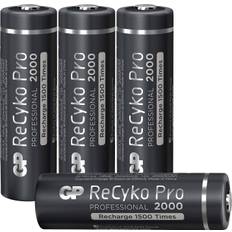 GP ReCyko+.AA, 2000mAh NIMH, 4 stk.