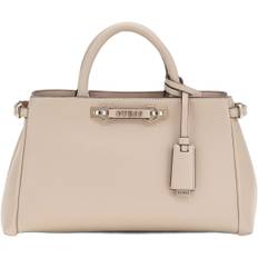 GUESS Lefia Luxury Satchel Dam Stl. - Axelremsväskor Från Magasin - Simply Taupe (One size)