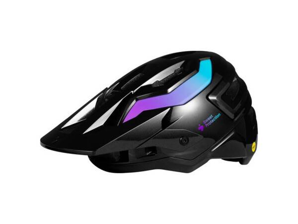 Sweet Protection Bushwhacker 2Vi Mips cykelhjelm black hyper violet LTD - Hjelmstørrelse 53-56 cm