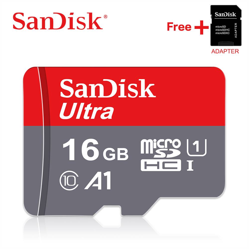 Sandisk a1 minneskort 256gb 200gb 128gb 64gb 98mb/s 32gb 16gb micro sd-kort klass 10 uhs -1 flash-kortminne microsd tf / sd-kort
