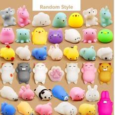 1/6/12 st Mochi Squishies Kawaii Anima Squishy Leksaker För Antistressboll Squeeze Party Favors Stressavlastningsleksaker För Födelsedag - slumpmässig stil (Uppgraderad 12st)