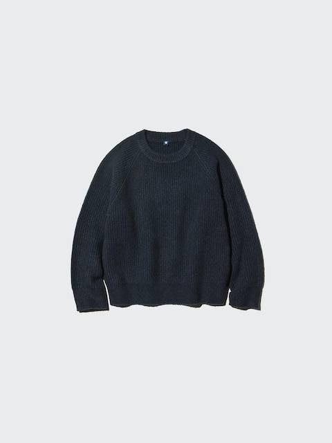 Uniqlo - Soufflé Yarn Jumper - Navy - 7-8 Years (130cm)