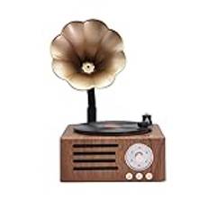 Retro Bluetooth-högtalare Retro Radio Retro grammofon Bluetooth-högtalare Bärbar Box Trådlös högtalare utomhus for ljudsystem Radio/709
