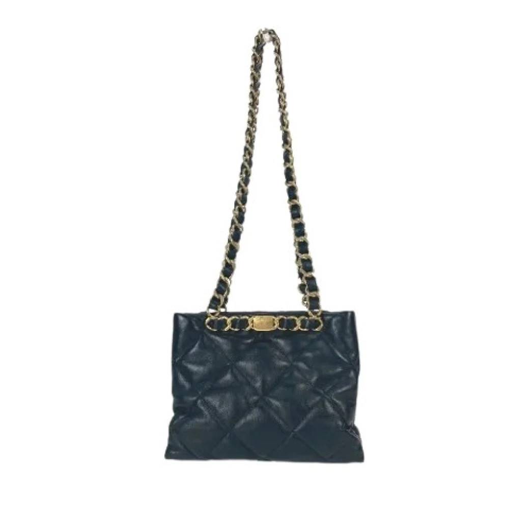 Chanel Vintage Pre-owned Vintage Skuldertaske - Vintage - Dame - Sort - ONE SIZE - Uld