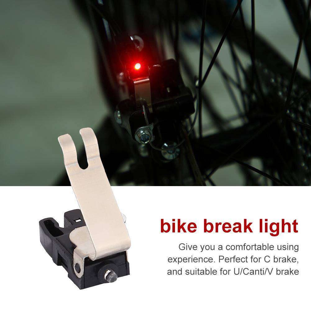 3 st Mini Cykelbroms Bak Varnings Säkerhetslampa Cykeltillbehör