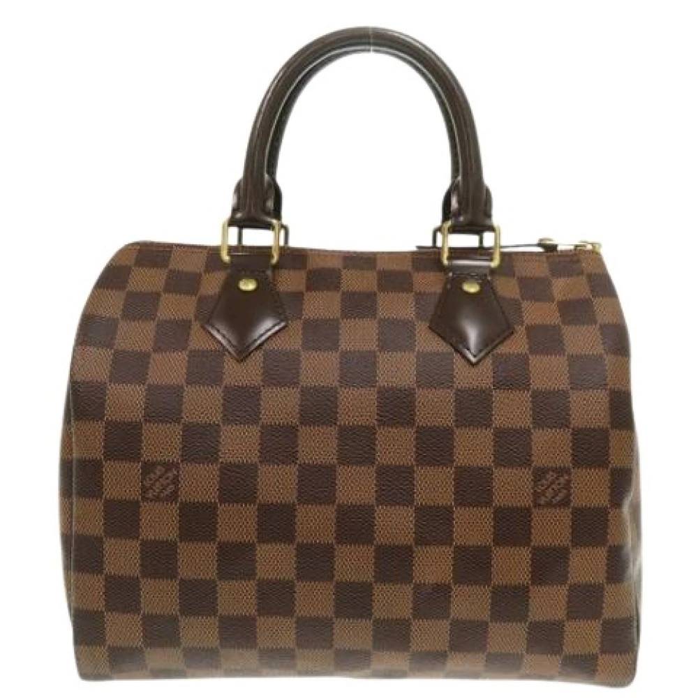 Louis Vuitton Vintage Pre-owned Damier Canvas Håndtaske - Vintage - Dame - Brun - ONE SIZE - Tyl