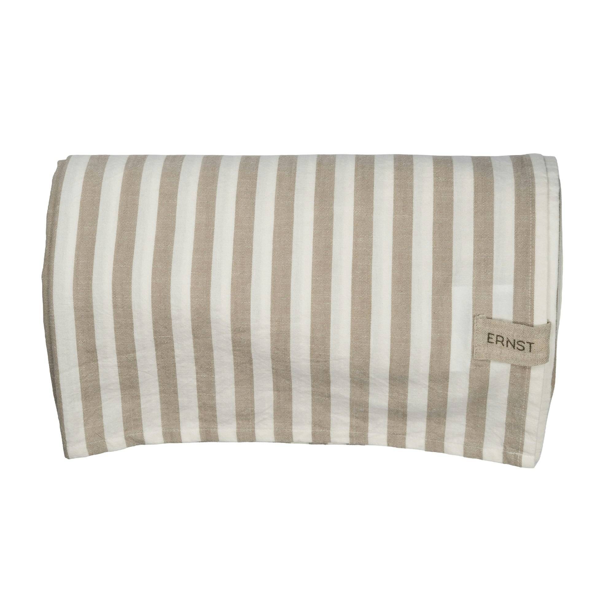 Ernst - Duk 145x300 Cm Beige / - Vit