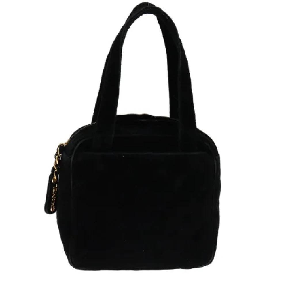 Chanel Vintage Pre-owned Ruskind hndtasker - Vintage - Dame - Sort - ONE SIZE - Tyl