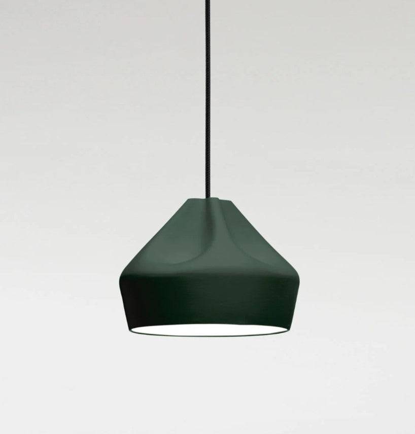 Pleat box 24 E14 pendel fra Marset - Grøn/hvid