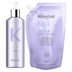 Kérastase blond absolu aluminium bottle & shampoo refill bundle