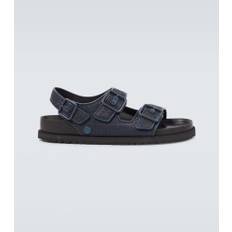 Birkenstock 1774 Milano raffia sandals - blue - EU 45