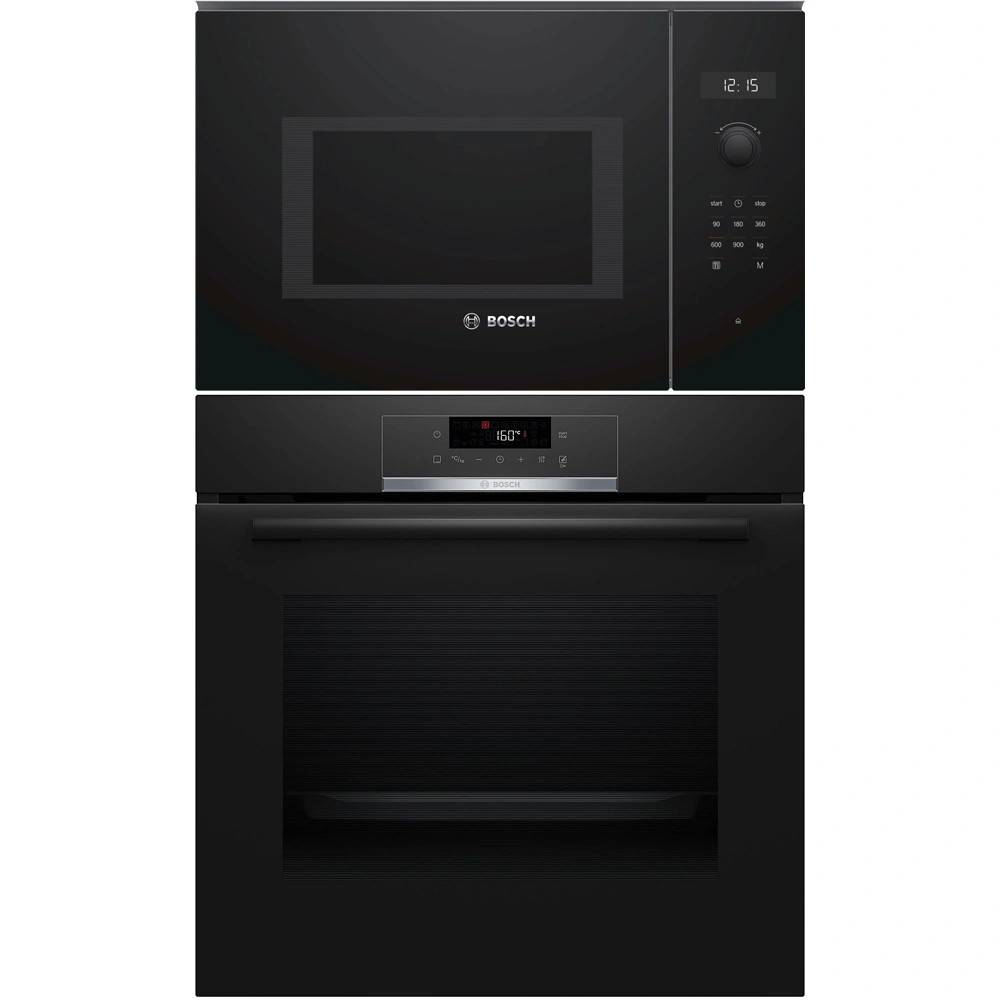 Bosch paket ugn och mikro HBA571BB3-BFL554MB0 - för högskåp