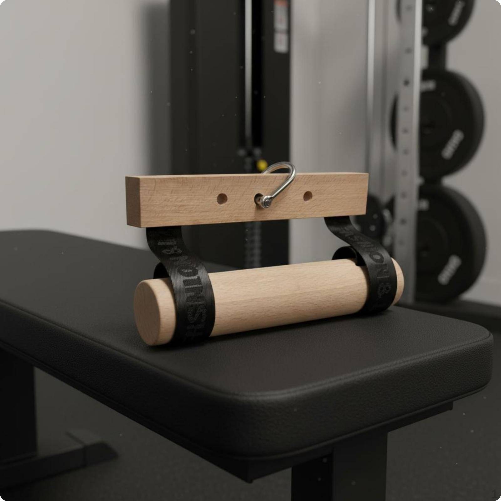 Armbrytning Bokträ Handledsstyrka Slätt Handtag Set