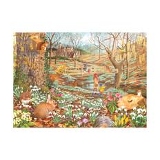 Snowdrop Walk 500 XL brikker puslespil fra House of Puzzles