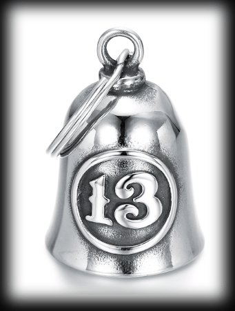 Guardian bell smycke - "13" i rostfritt stål., DSLP1134