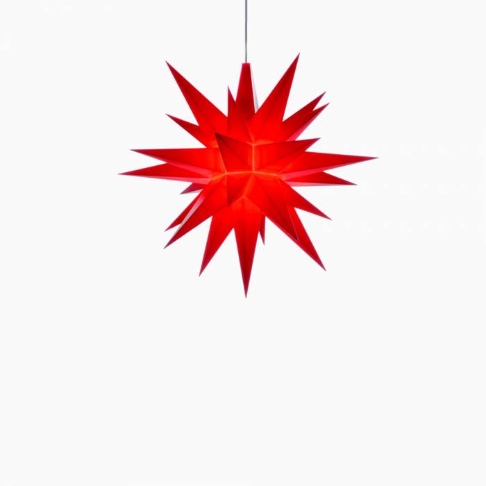 Julstjärna Herrnhuter Röd 13 cm