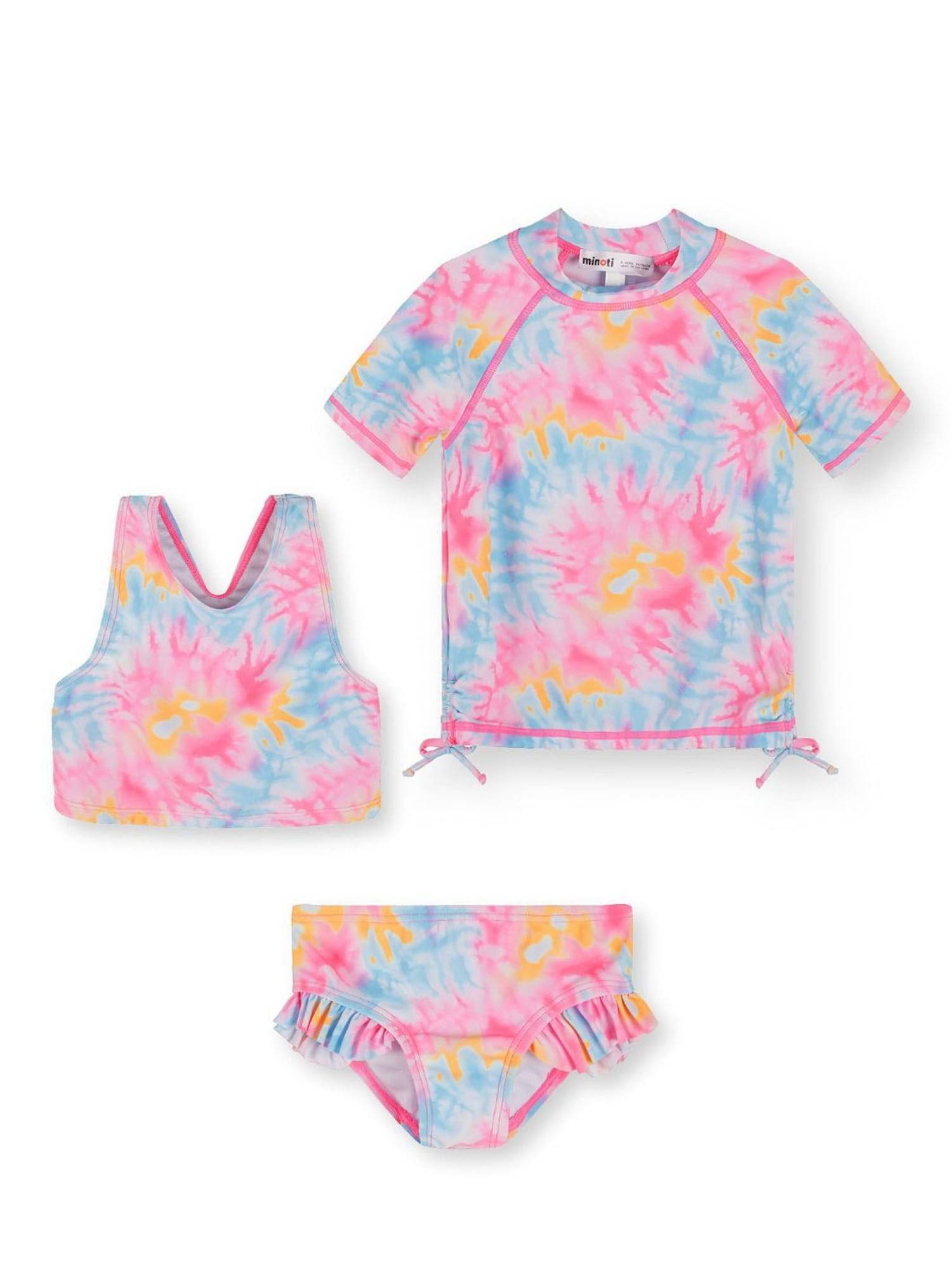 MINOTI UV-beskyttelse  aqua / orange / pink
