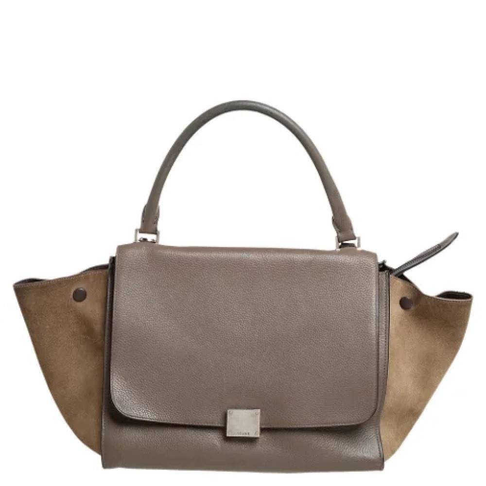 Celine Vintage Pre-owned Laeder celine-tasker - Vintage - Dame - Brun - ONE SIZE - Tyl