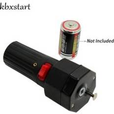 Kbxstart 1.5v batteridriven grillmotor rotisserie rotator elektrisk spiedo bbq grillmotor för utomhus picknick grillspett - Svart