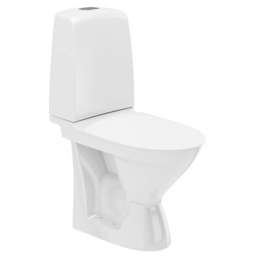 Ifö Spira 6262 toalett, utan spolkant, vit.