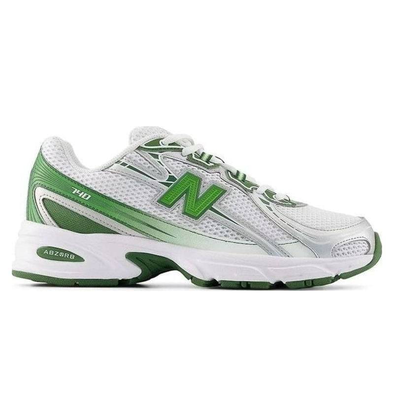New Balance 740 White Alpine Green Silver Metallic - 47.5 / Standard