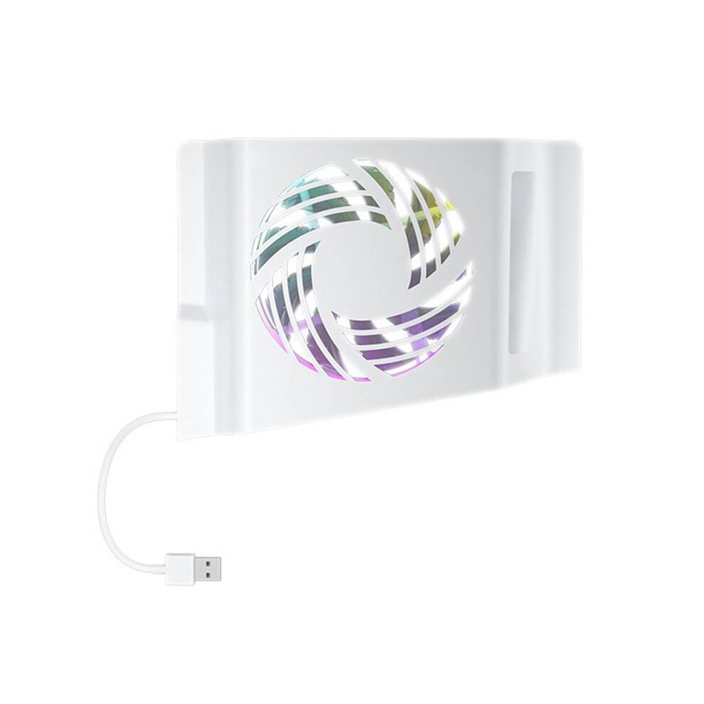 Side-Mounted Cooling Fan with LED Light Game Console Cooling Fan for PS5 SLIM Game Console Accessori