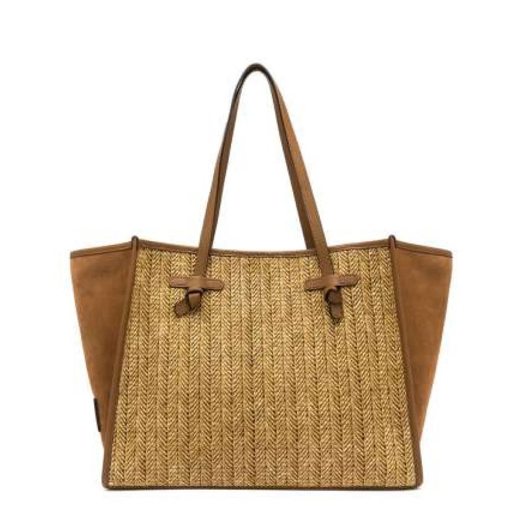 Gianni Chiarini Marcella Shopping Bag - Tasker - Dame - Beige - ONE SIZE - Læder