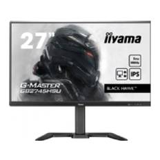 iiyama G-MASTER Black Hawk GB2745HSU-B2 - LED-skärm - 27 - 1920 x 1080 Full HD (1080p) @ 100 Hz - IPS - 300 cd/m² - 1300:1 - 1 ms - HDMI, DisplayPort - högtalare - mattsvart