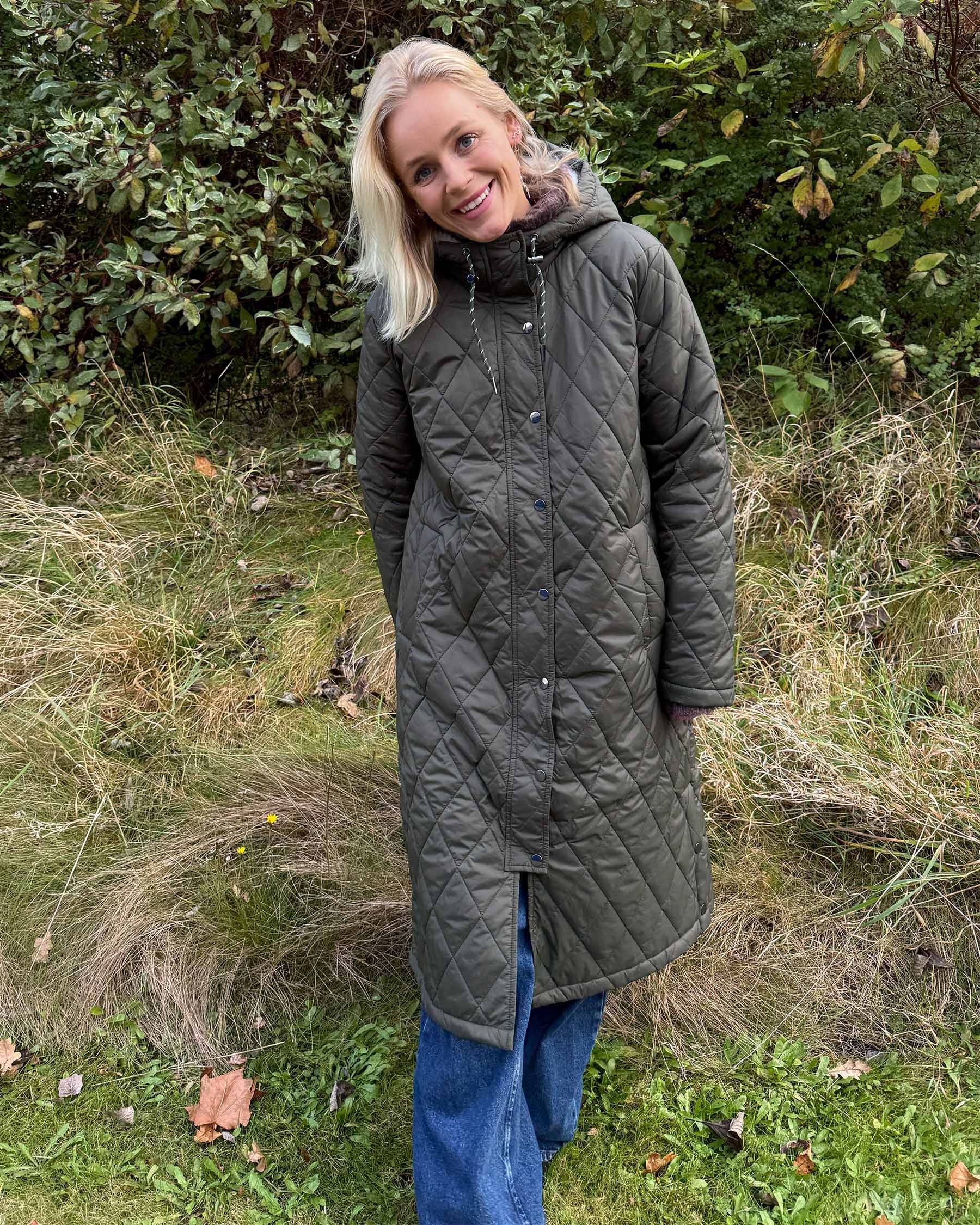 Object - Objamanda Long Quilt Coat - Damejakker - Duffel Bag - 40