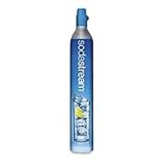 SodaStream 60 liter reservgascylinder för glittrande vattentillverkare, CO2-cylinder för att göra kolsyrat vatten hemma (skruvas i blå gas, kompatibel med Spirit, Crystal, One-Touch, Genesis, Power)