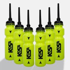 Vattenflaska med Slangkork 75 cl 6-pack Neongul