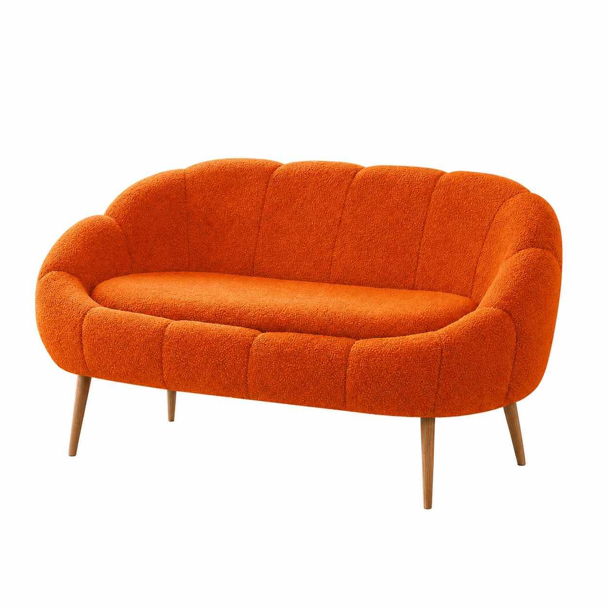 2-personers sofa Atelier Del Sofa Lida (130 x 105 x 50 cm) Orange