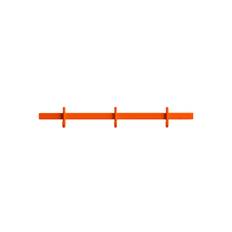 Relief Kroklist 41 cm - Orange