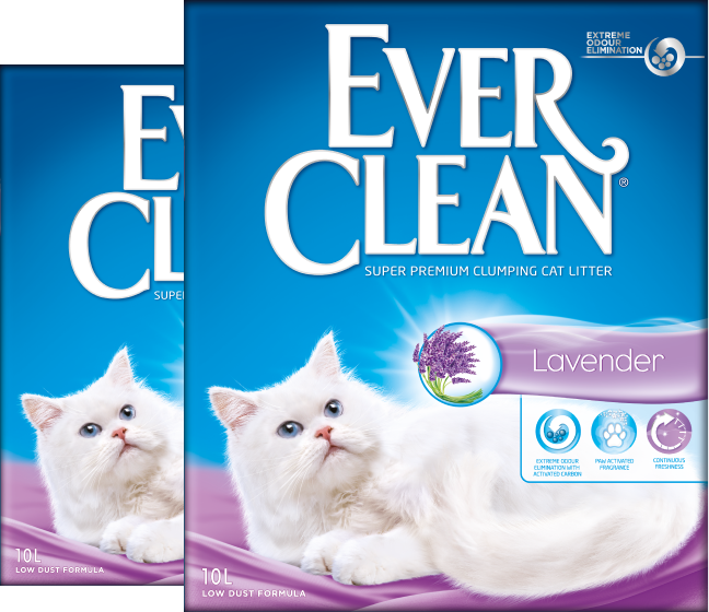 Ever Clean Lavender Kattsand 2-pack 10 L - 2 x 10 L