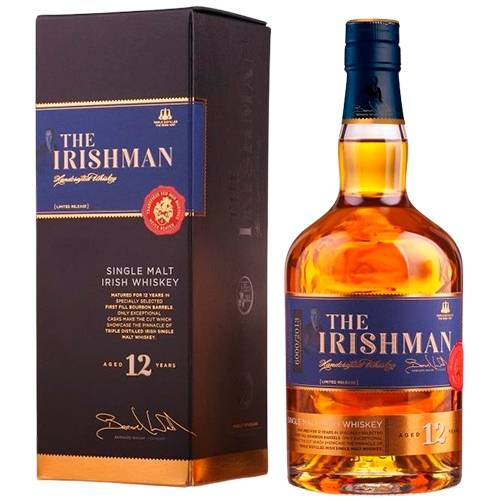The Irishman 12 års Single Malt Whiskey 40%.