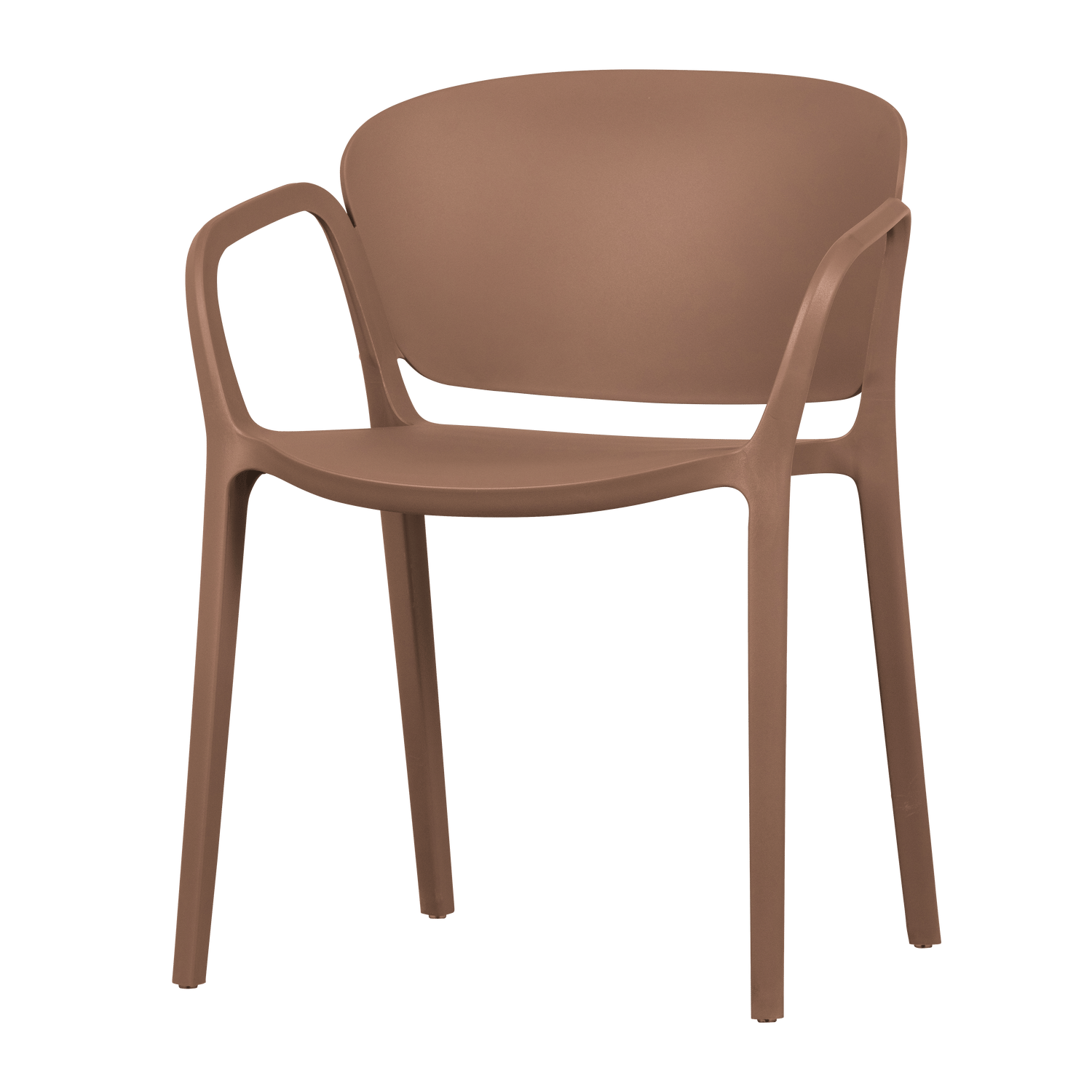 WOOOD Matstol Bent Utomhus - Laxrosa Balkongstol Rosa Plast
