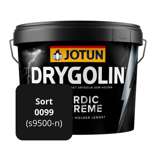 JOTUN DRYGOLIN NORDIC EXTREME træbeskyttelse - Sort 0099 / 9500-n.
