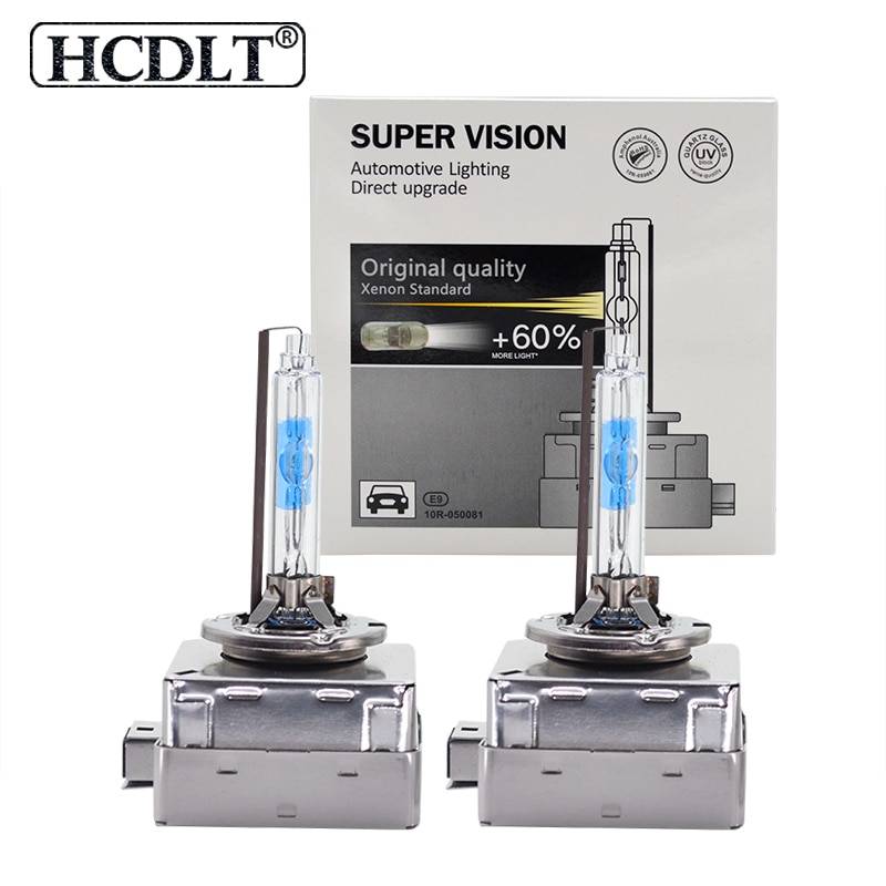 Hcdlt 2 st bilstrålkastare byte glödlampor 5500k vita färg 35w 55w d1s d3s dold xenon lampa lampa för a3 a4 a6 a8 q3 q5 - 55w 5500k / D3s