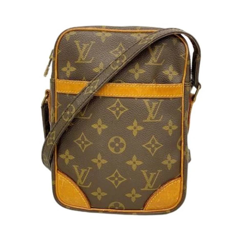 Louis Vuitton Vintage, Vintage , Dam, ONE Size, Läder, Pre-owned Danube Axelremsväska