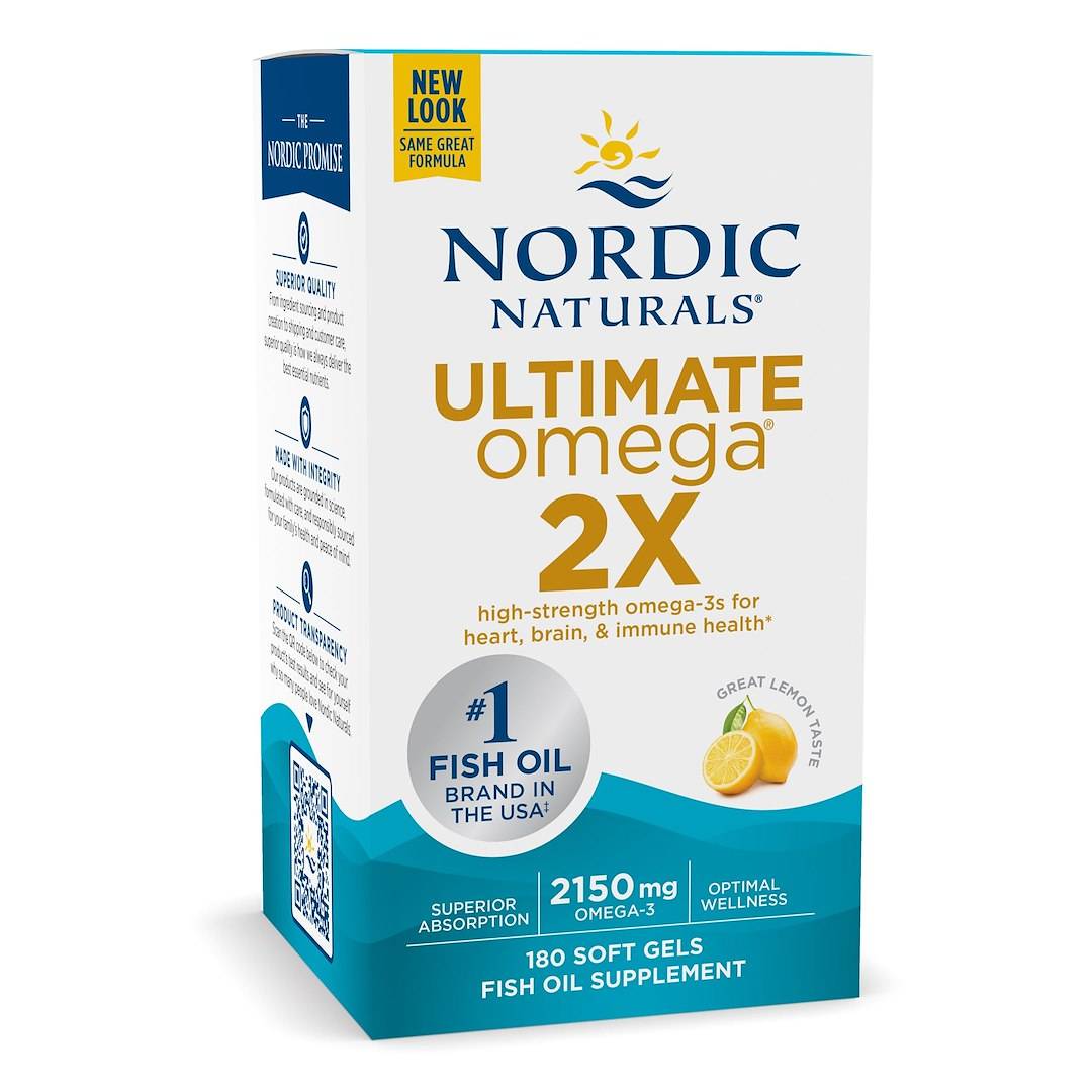 Nordic Naturals - Ultimate Omega 2X, 1120 mg omega-3, mjuka kapslar